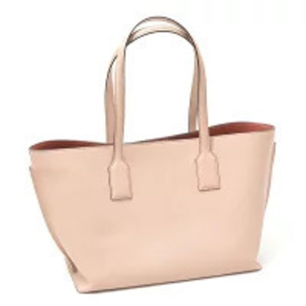 Loewe Tote Shopper Beige Leather Bag T Pink